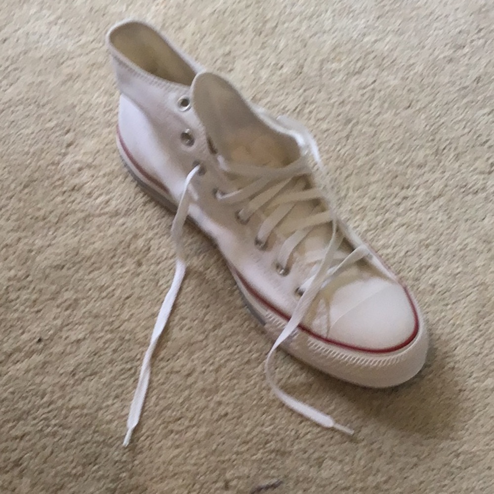 White High-Top Sneaker